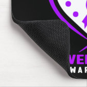 Ich trage Lila wegen Überdosierung Bewusstsein 4 Mousepad (Ecke)