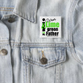 Ich trage Limette grün für meinen Vater Button (Beispiel)