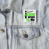 Ich trage Limette grün für mich Button (Beispiel)