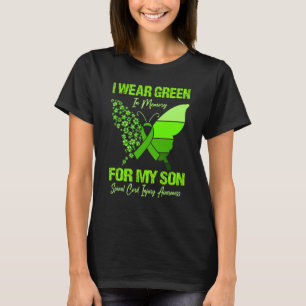Ich trage Limettengrün für die Rückenmarksverletzu T-Shirt