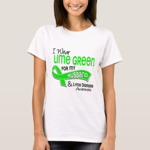 Ich trage Limone Ehemann Lyme Krankheit des T-Shirt