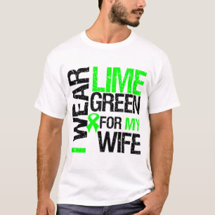 Ich trage Limones Grün für mein Ehefrau-Lymphom T-Shirt