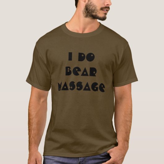 Ich trage Massage T-Shirt (Vorderseite)