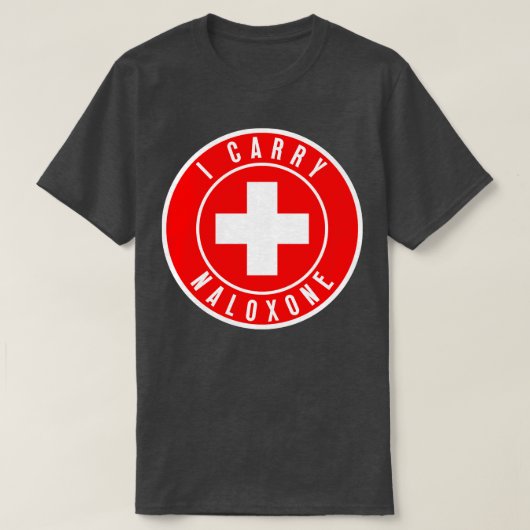 Ich trage Naloxon 61 T-Shirt (Design vorne)