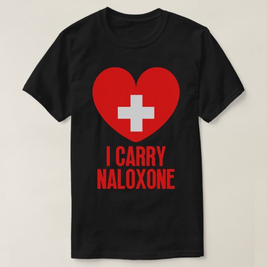 Ich trage Naloxon 8 T-Shirt (Design vorne)