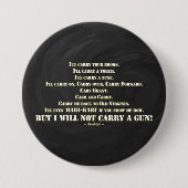 Ich trage nicht ein Gewehr Button (Vorderseite)