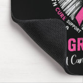 Ich trage NK für mein Oma-Herz-Brustkrebs-Programm Mousepad (Ecke)