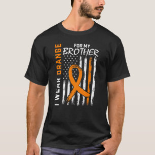 Ich trage Orange für Brother Multiple Sklerose Awa T-Shirt