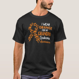 Ich trage Orange für die Leukämie-Aufklärung meine T-Shirt