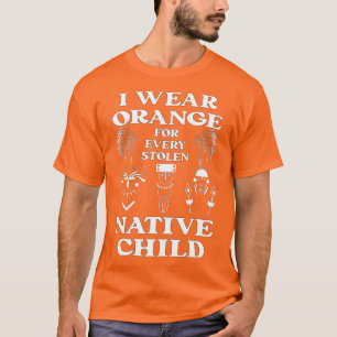 Ich trage Orange für jedes amerikanische Kind T-Shirt