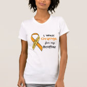 Ich trage Orange für mein Brother MS Awareness Shi T-Shirt (Vorderseite)