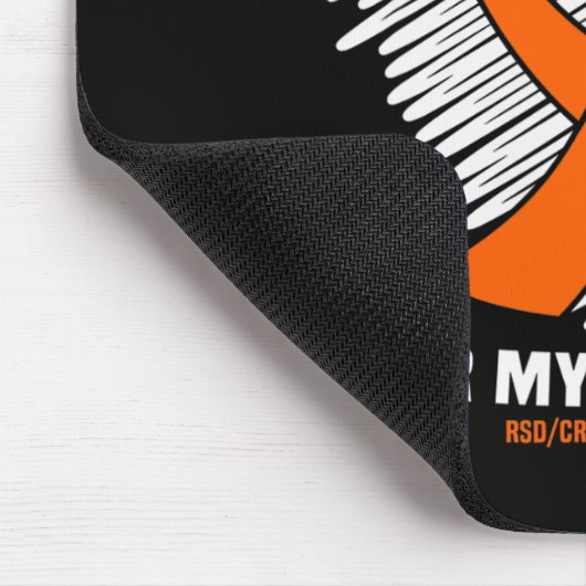 Ich trage Orange für mein Bruder Rsdcrps Bewusstse Mousepad (Ecke)