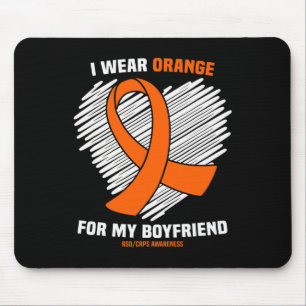 Ich trage Orange für mein Freund Rsdcrps Bewusstse Mousepad
