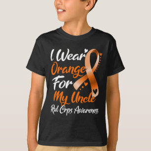 Ich trage Orange für mein Onkel Rsd Crps Bewusstse T-Shirt