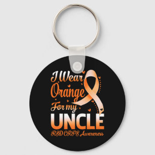 Ich trage Orange für mein Onkel Rsd Crps Sensibili Schlüsselanhänger