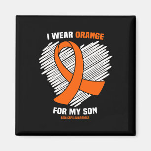 Ich trage Orange für mein Sohn Rsdcrps Bewusstsein Magnet