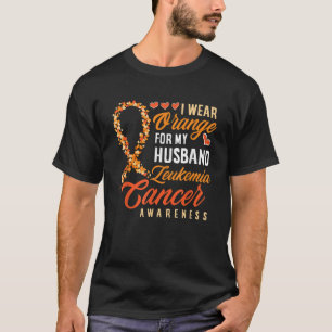 Ich trage Orange für meine Leukämie-Brustwarze T-Shirt