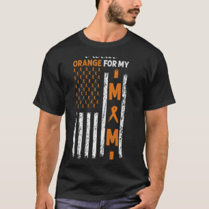 Ich trage Orange für meine Mama - Leukämie Krebs U T-Shirt