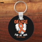 Ich trage Orange für meine Mama RSD CRPS Support C Schlüsselanhänger (Vorderseite)