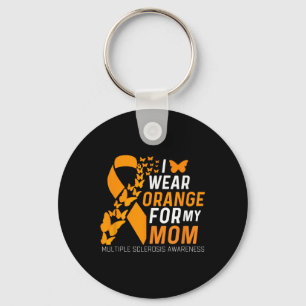 Ich trage Orange für meine Mamas MS Multiple Skler Schlüsselanhänger