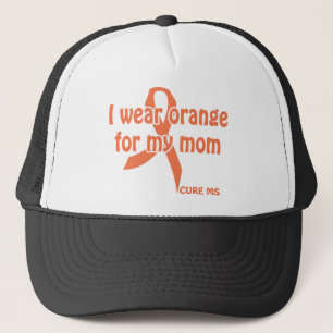 Ich trage "orange für meine Mutter" Shirt - heile Truckerkappe