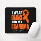 Ich trage Orange für meine Oma RSD CRPS Awareness  Mousepad (Mit Mouse)