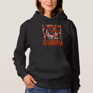 Ich trage Orange für meine Oma-Rsdcrps-Bewusstsein Hoodie