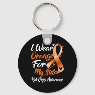 Ich trage Orange für meine Schwester Rsd Crps Bewu Schlüsselanhänger