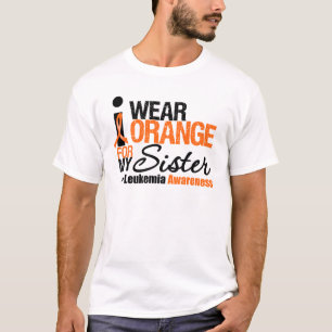 Ich trage Orange für meine Schwester T-Shirt