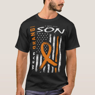 Ich trage Orange für meine Sohn Leukämie Krebs Bew T-Shirt