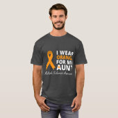 Ich trage Orange für meine Tante MS Awareness Ribb T-Shirt (Vorne ganz)