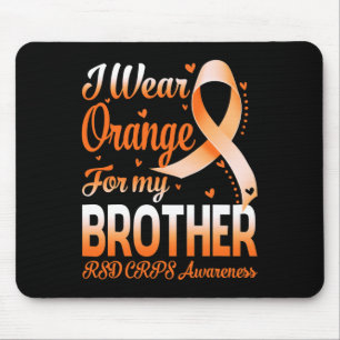 Ich trage Orange für meinen Bruder RSC Crps Sensib Mousepad