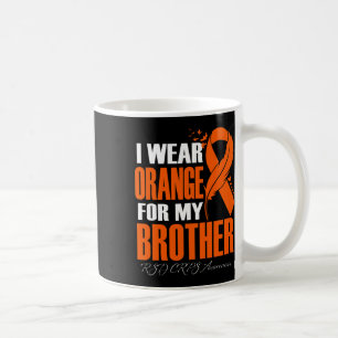 Ich trage Orange für meinen Bruder Rsd Crps Awaren Kaffeetasse