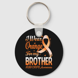 Ich trage Orange für meinen Bruder RSD CRPS Awaren Schlüsselanhänger