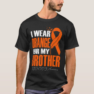 Ich trage Orange für meinen Bruder Rsd Crps Awaren T-Shirt