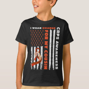Ich trage Orange für meinen Cousin CRPS Awareness  T-Shirt