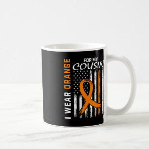 Ich trage Orange für meinen Cousin Leukämie Bewuss Kaffeetasse