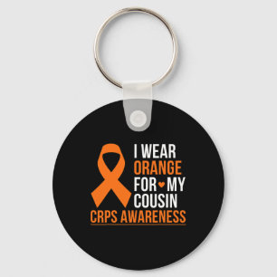 Ich trage Orange für meinen Cousin Rsd Crps Sensib Schlüsselanhänger