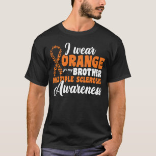 Ich trage Orange für meinen Sohn Multiple Sklerose T-Shirt