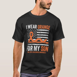 Ich trage Orange für meinen Sohn Multiple Sklerose T-Shirt