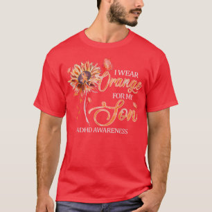 Ich trage Orange für meinen Sohn Orange Ribbon ADH T-Shirt