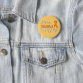 Ich trage Orange für meinen Stiefsohn (orange Button (Beispiel)