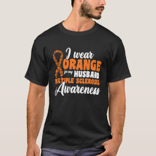 Ich trage Orange für meinen Vater Multiple Skleros T-Shirt