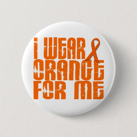 Ich trage Orange für mich 16 Button (Vorderseite)