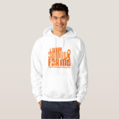 Ich trage Orange für mich multiple Sklerose Hoodie (Vorne ganz)