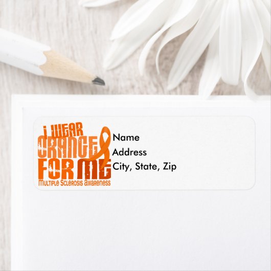 Ich trage Orange für mich Multiple Sklerose MS (Insitu)