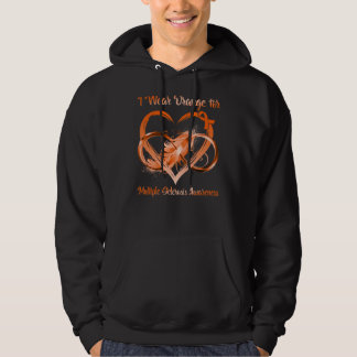 Ich trage Orange für Multiple Sklerose Awareness I Hoodie