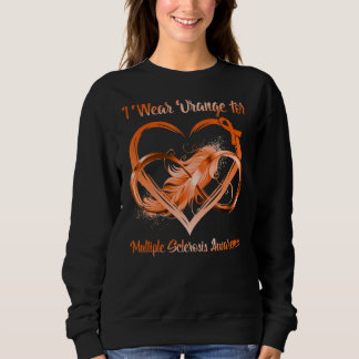 Ich trage Orange für Multiple Sklerose Awareness I Sweatshirt