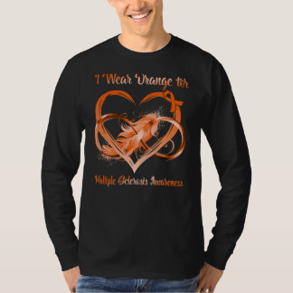 Ich trage Orange für Multiple Sklerose Awareness I T-Shirt