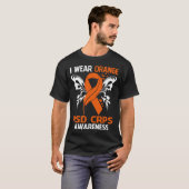 Ich trage Orange für RSD CRPS-Bewusstsein T-Shirt (Vorne ganz)